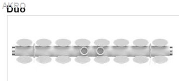 Grzejnik pionowy INVENA V20 1600x480 biały